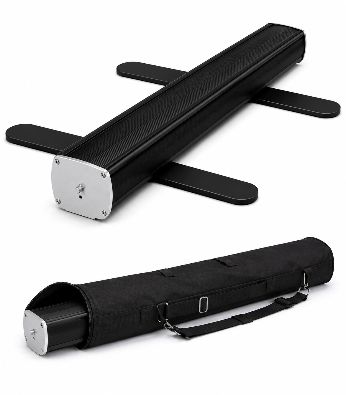 ECO Black Banner Stand 33″x 80″